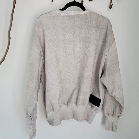 Welldone gray sweatshirt with reflective logo - Picture 7 of 15